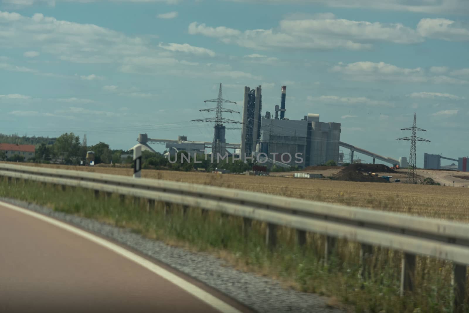 Power station near motorway in Germany.
Focus of the image so wanted.