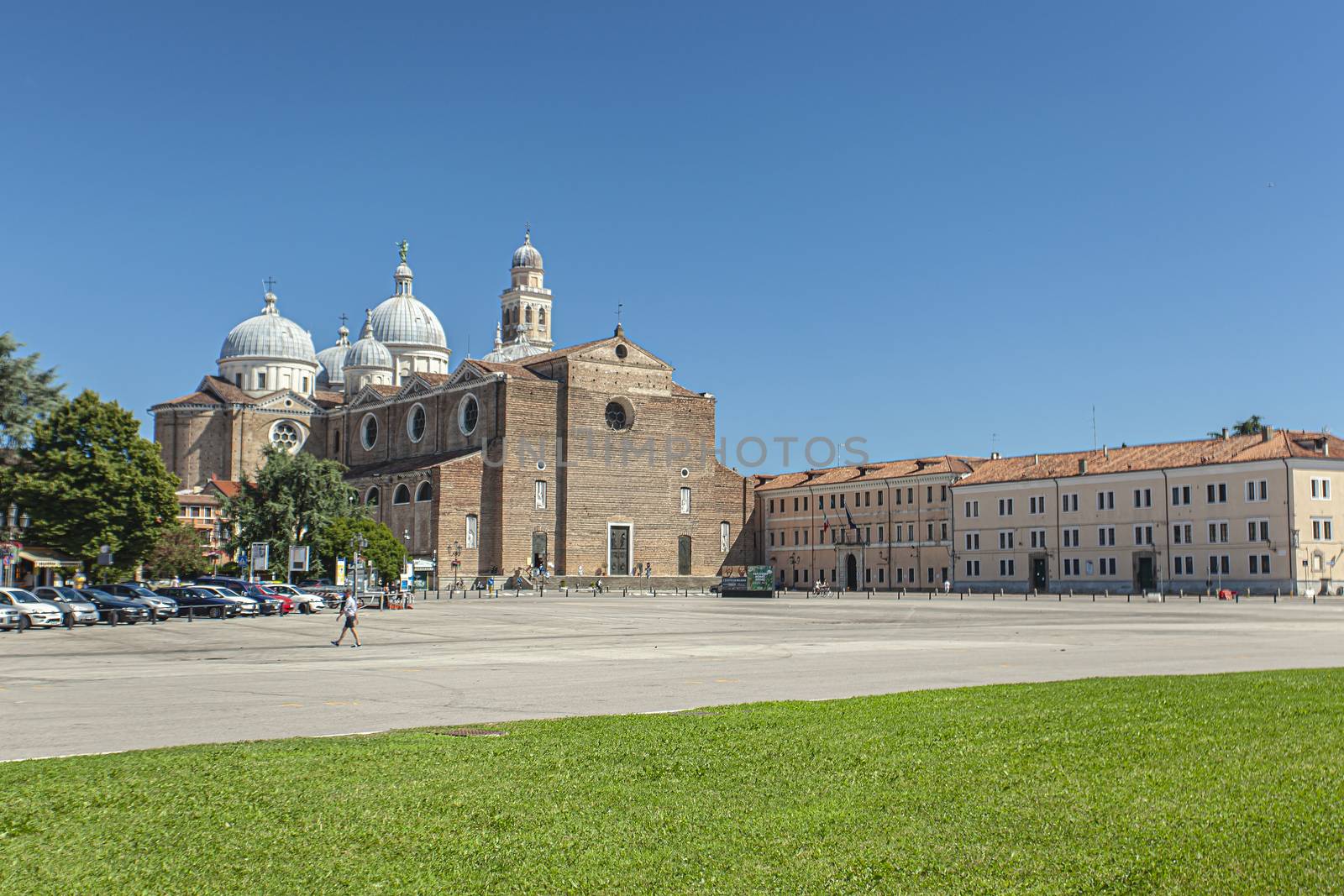 PADOVA, ITALY 17 JULY 2020: Santa Giustina Cathedral in Padua in Italy