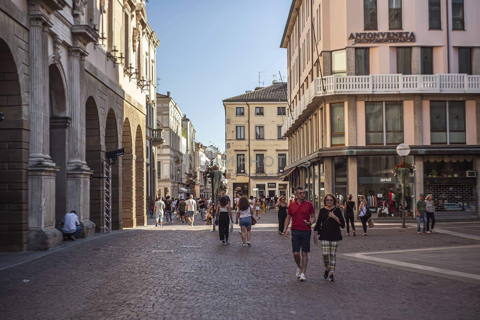 Real life scene in Padua street with people 2 by pippocarlot