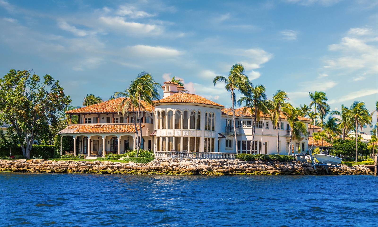 A Large House on the Intracoastal Waterway in Fort Lauderdale