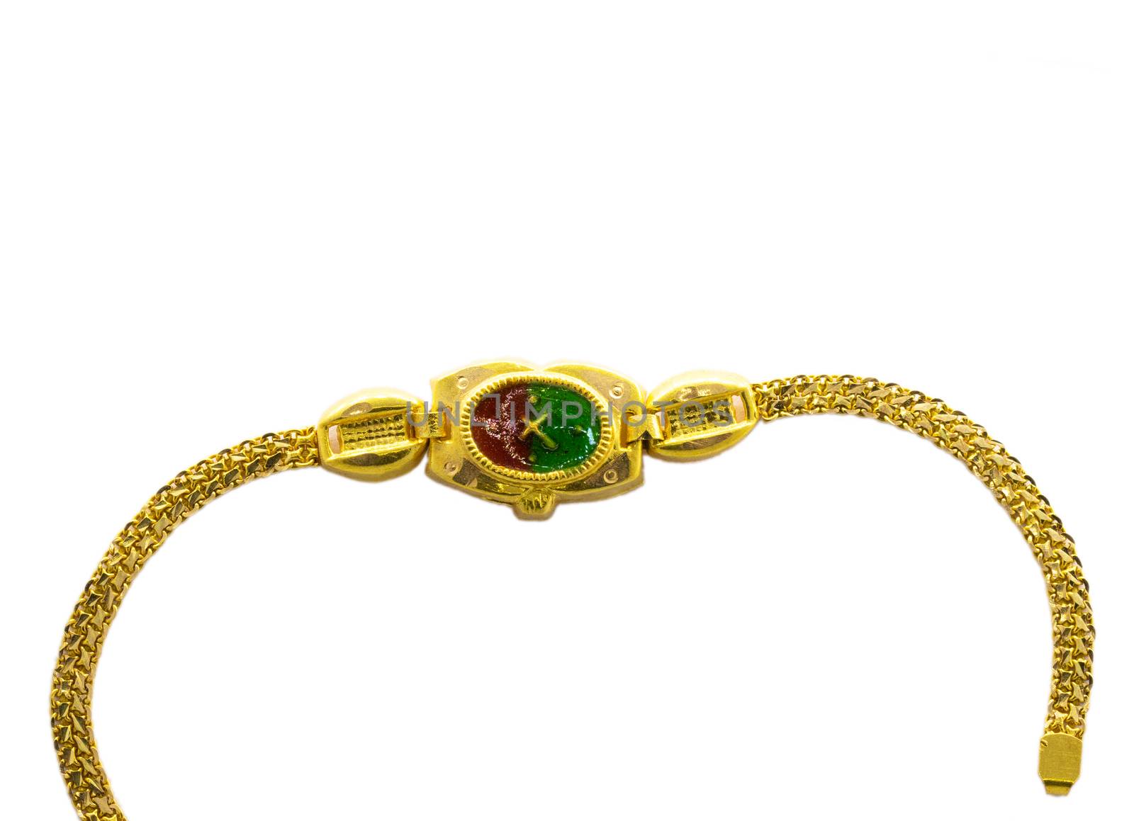 hand chain ( bracelet) watch design in gold jewels by 9500102400