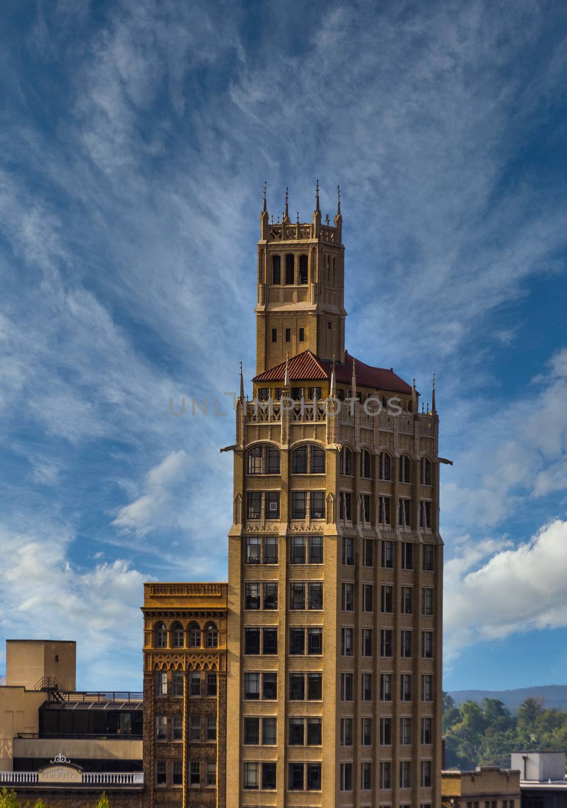 Old Asheville Bell Tower by dbvirago