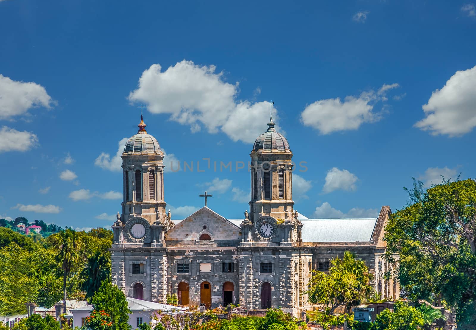 Saint John's Cathedral in Antigua by dbvirago