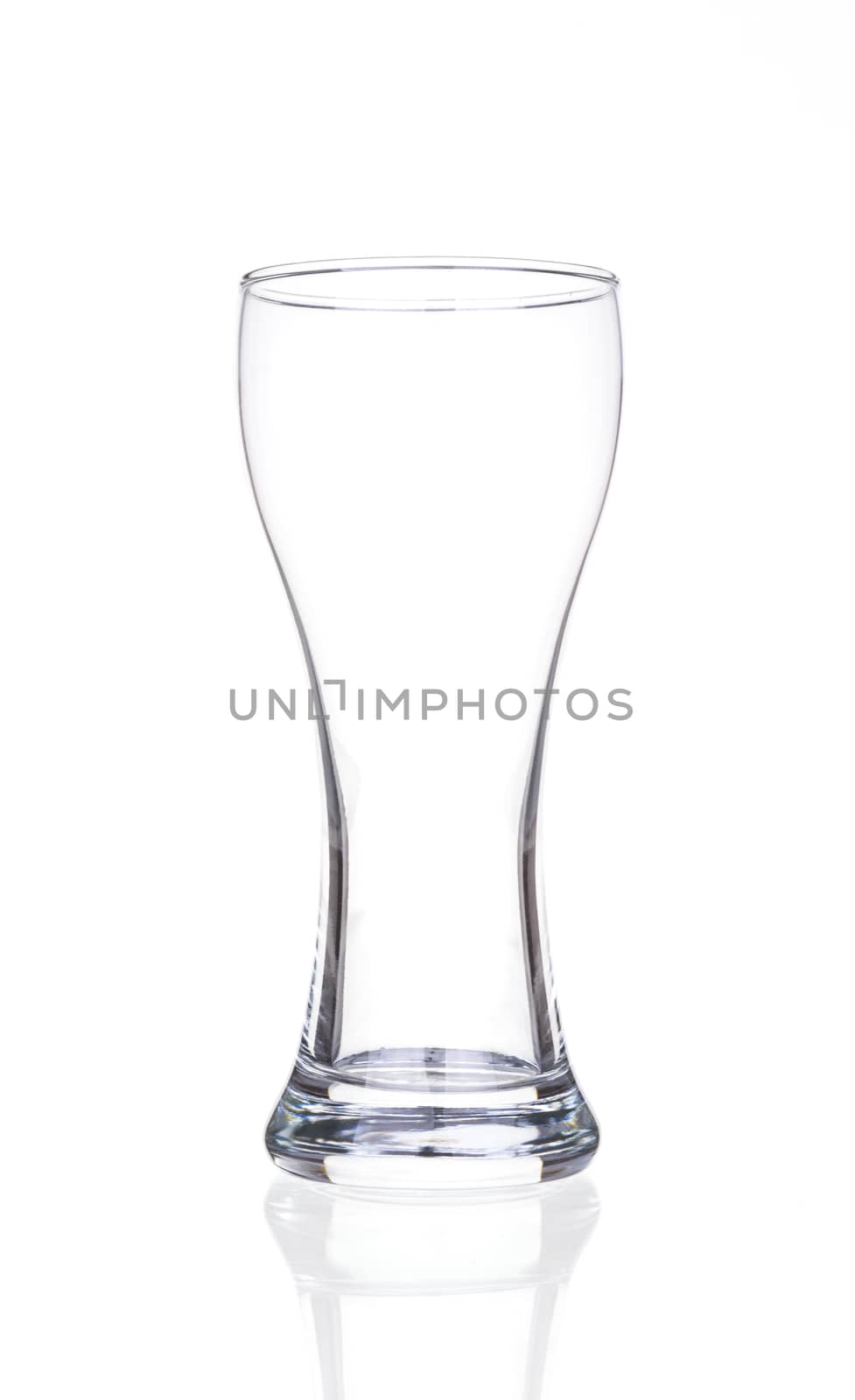 Empty Glass isolated on a white background.