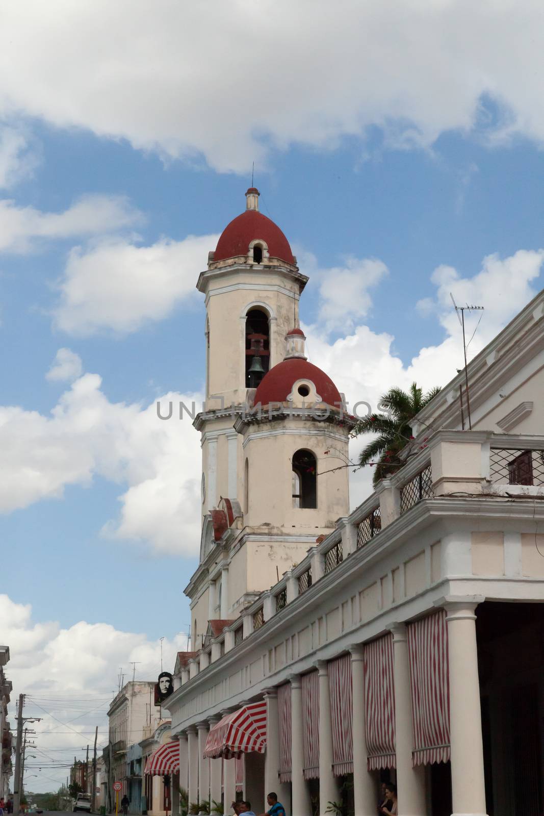Cienfuegos, Cuba - 1 February 2015: Our Lady of the Immaculate Conception Cathedral