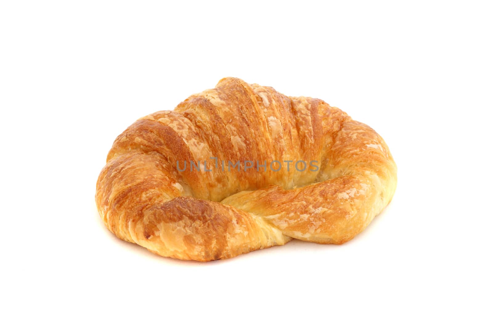 croissant isolated in white background