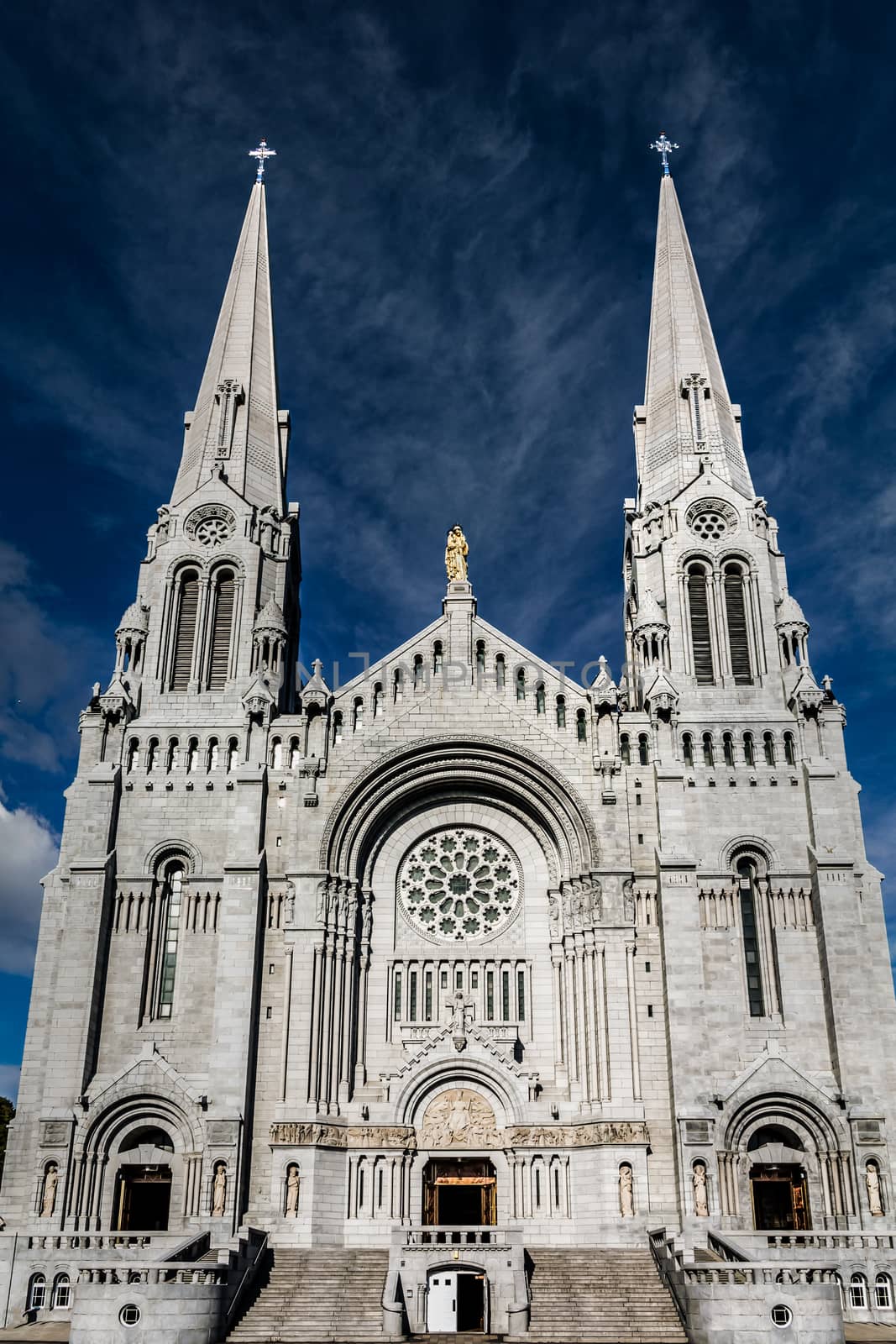 Saint Anne Basilica on Blue Sky by dbvirago