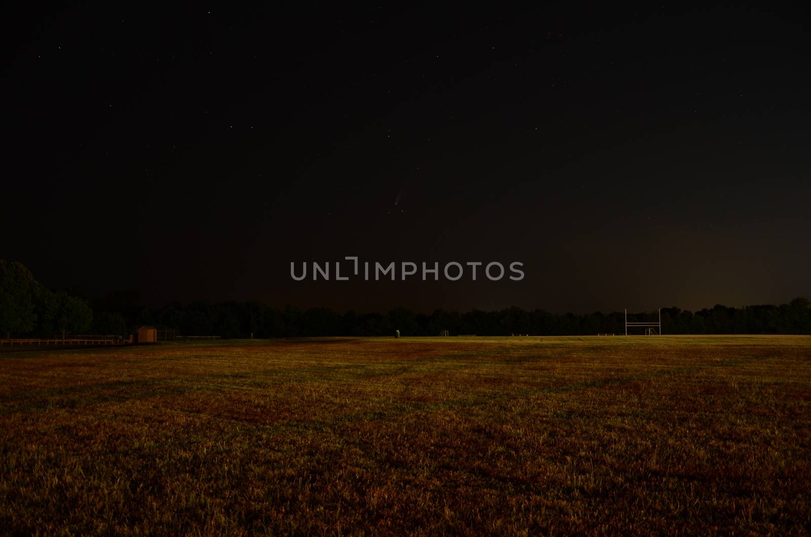 comet Neowise in night sky with stars from Virginia, United States by stockphotofan1