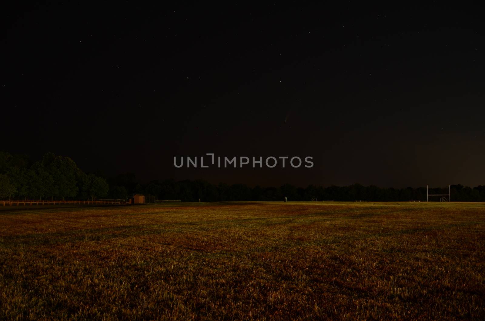 comet Neowise in night sky with stars from Virginia, United States by stockphotofan1