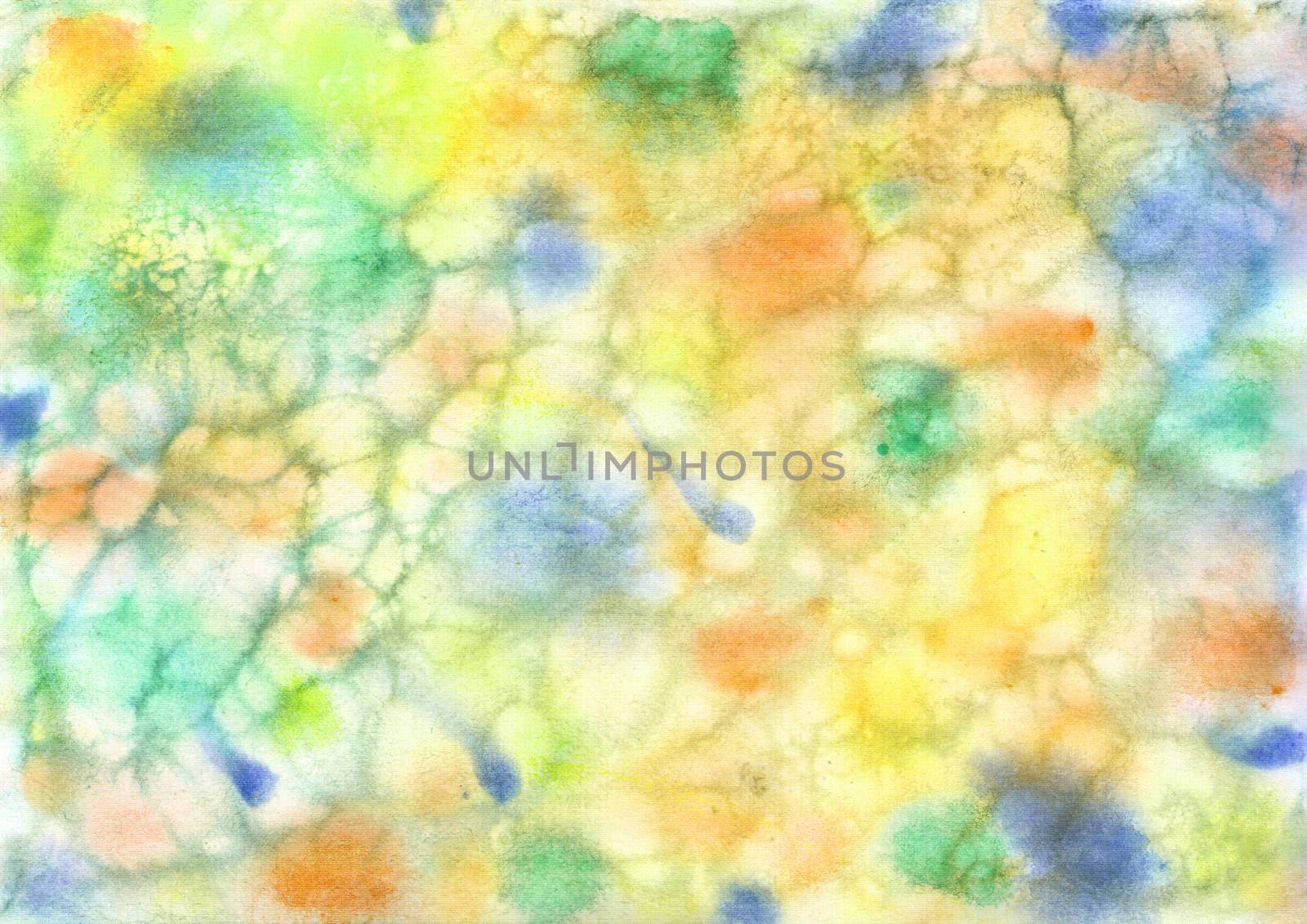 Colorful watercolor colorful background for design and decoratio by Grommik
