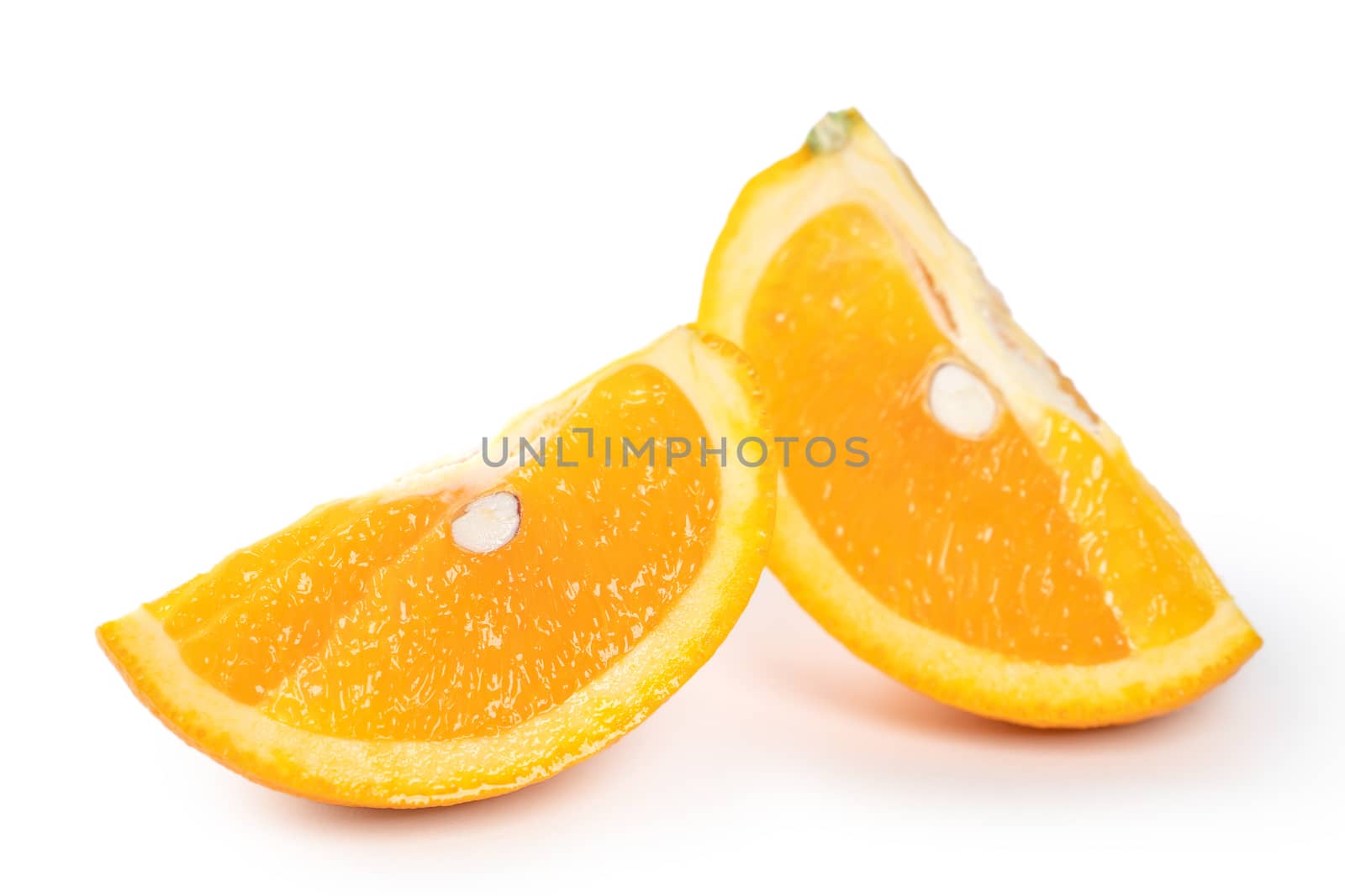 Beautiful common orange isolated on white background, clipping path, cut out, close up.