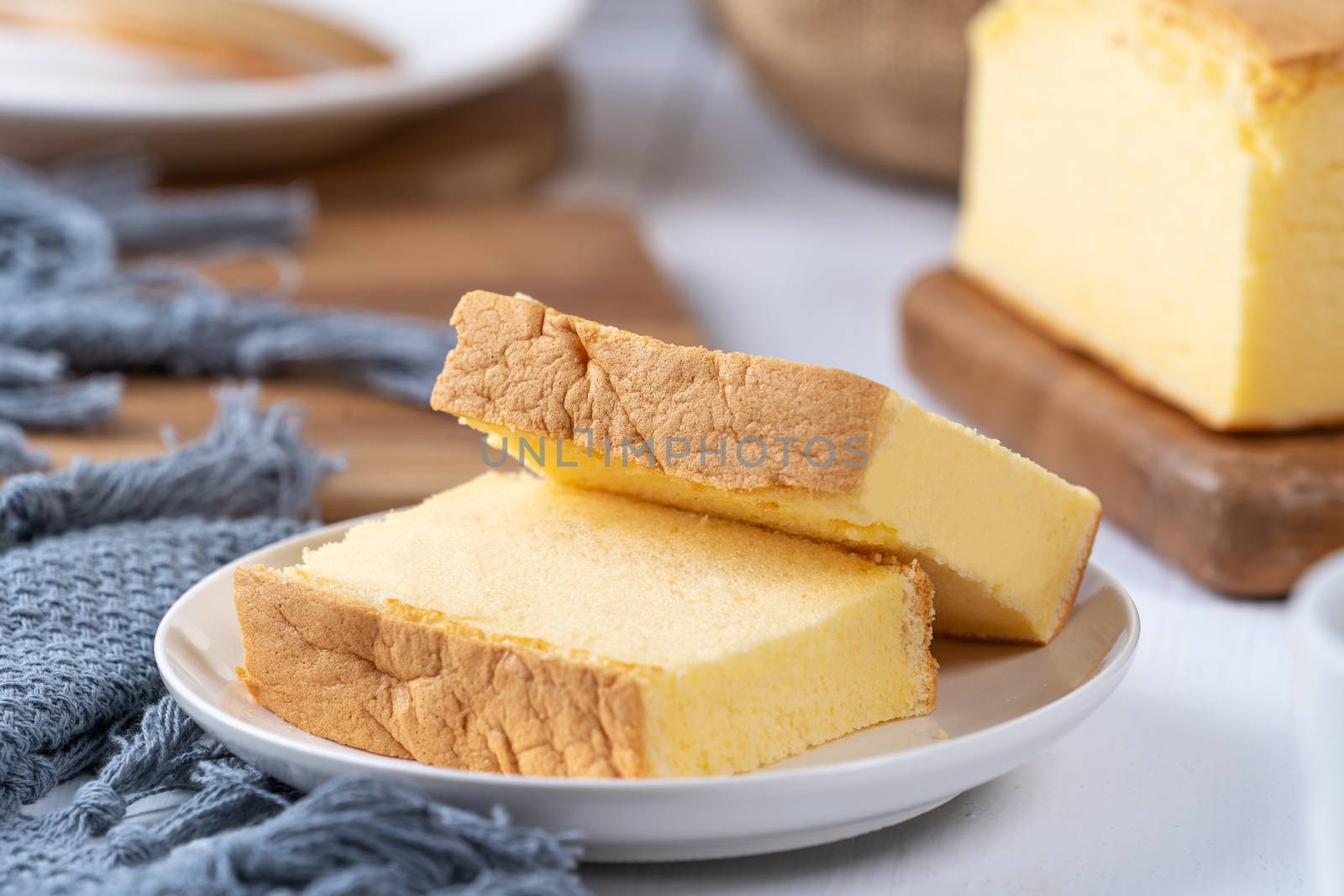 Plain classic Taiwanese traditional sponge cake (Taiwanese caste by ROMIXIMAGE