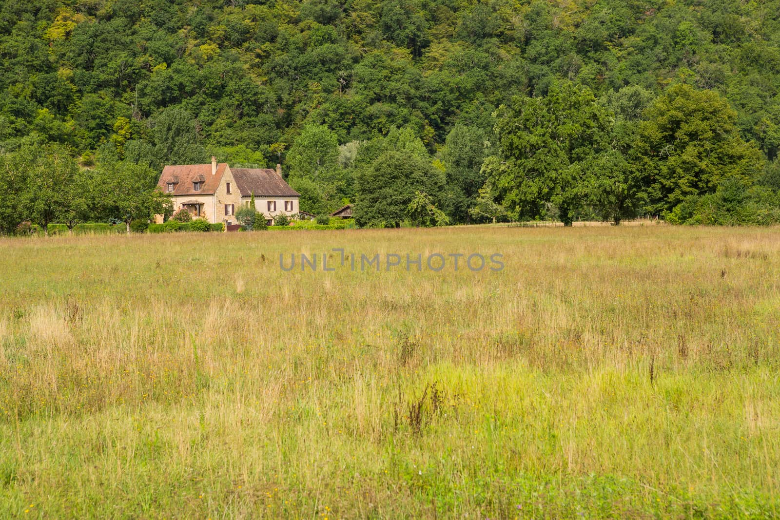 Old House around Castelnaud-la-chapelle castle in Dordogne valley, Perigord Noir, France