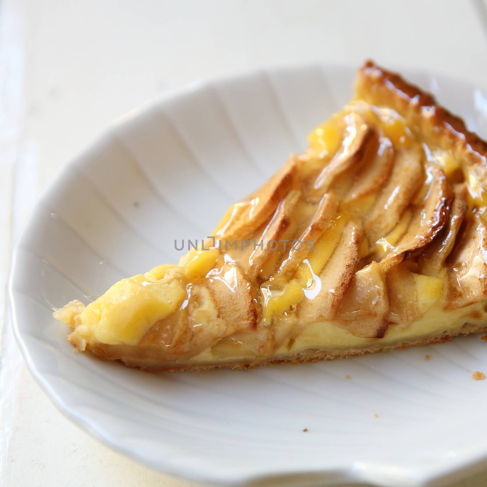 Homemade Organic Apple Pie Dessert by piyato