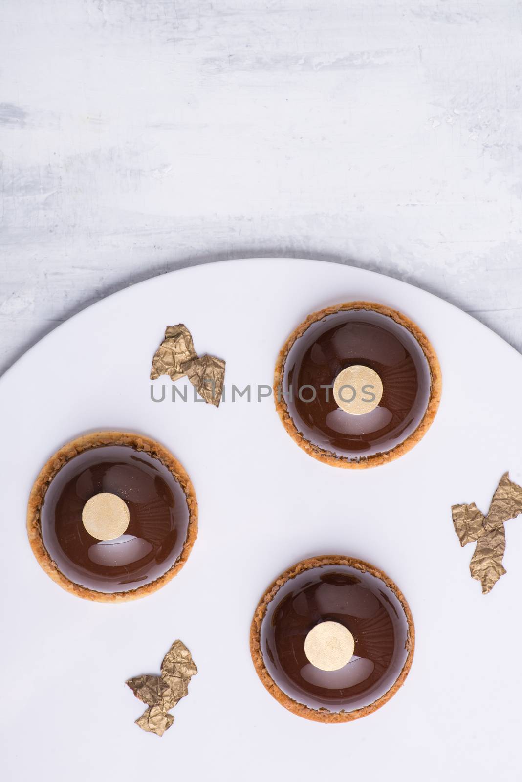 sweets on white background by A_Karim
