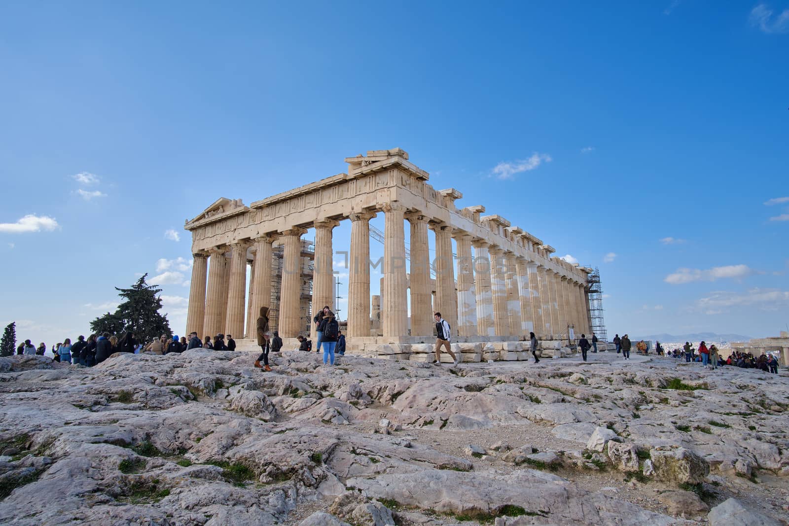 Athens, Greece - FEB 16, 2020 - Parthenon. Emblematic temple res by EduardoMT