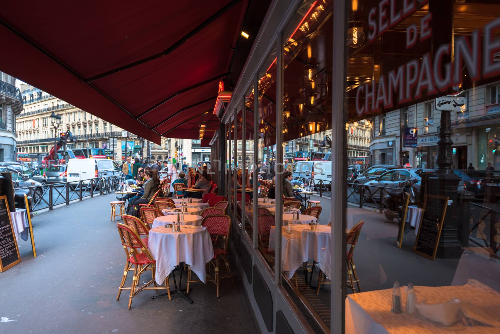 Cafe Life in Paris by jfbenning