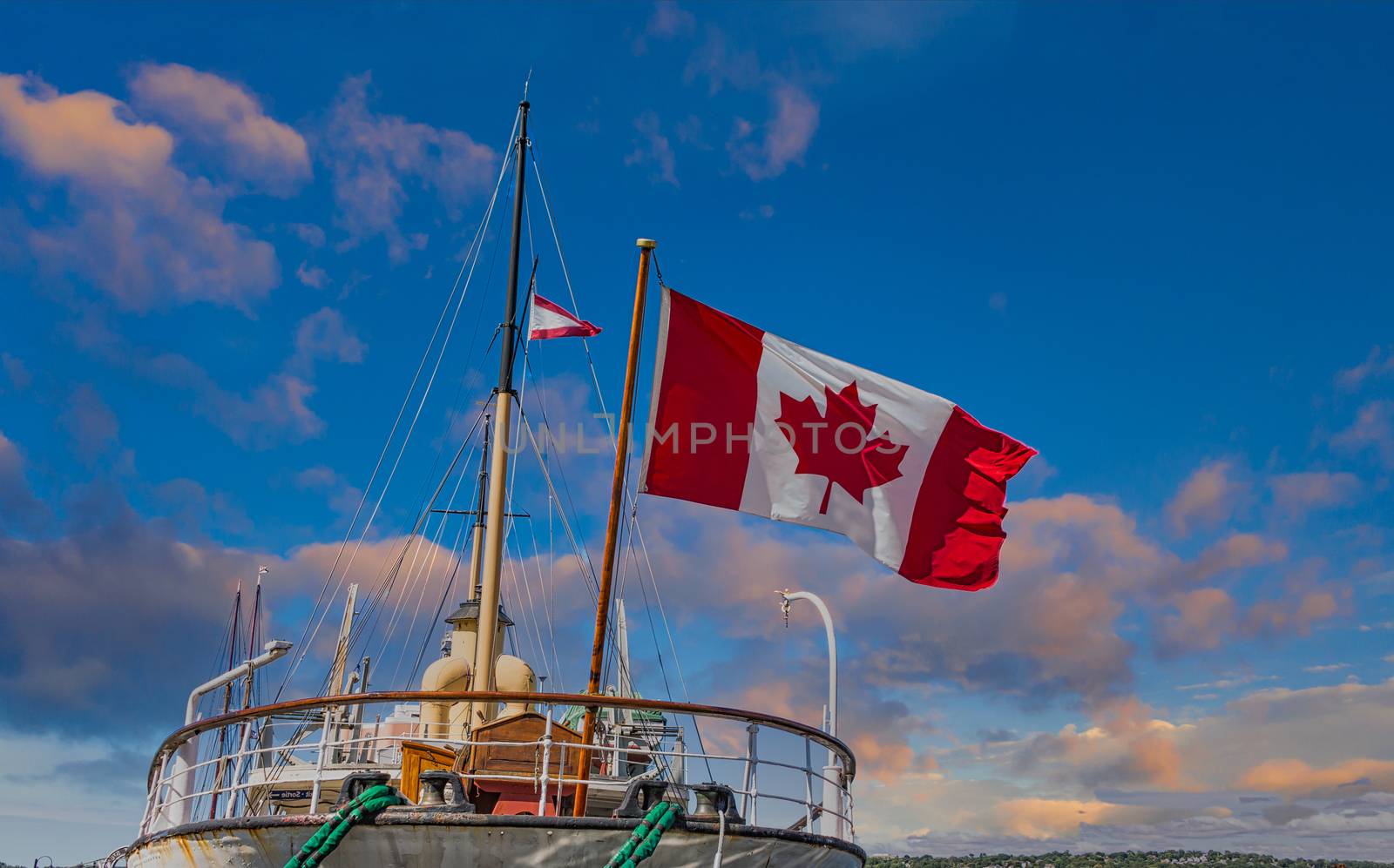 Acadia Oceanographic Ship in Halifax at Dusk by dbvirago