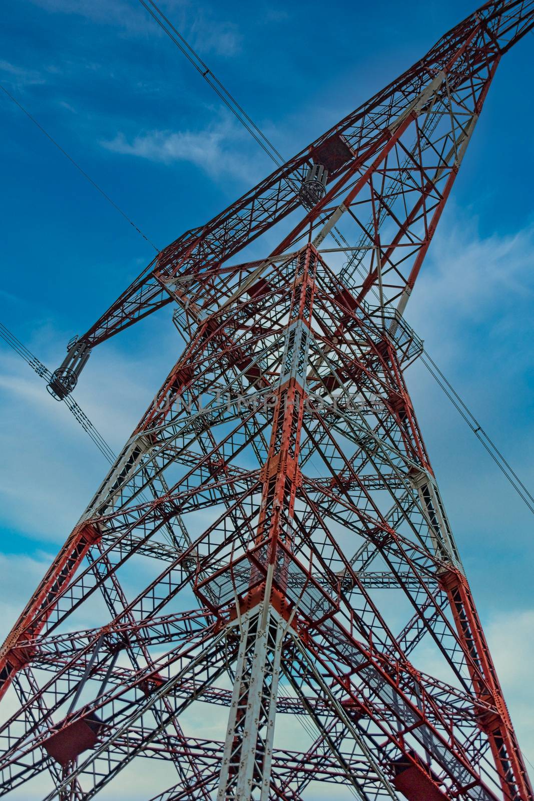 High Power Pylon  in Saguenay, Quebec, Canada
