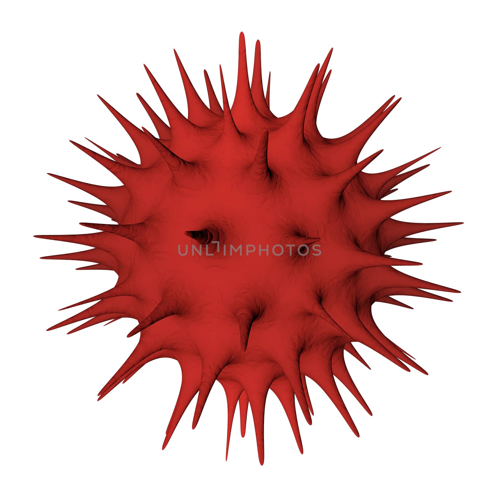 Illustration of a virus - 3D by Mibuch