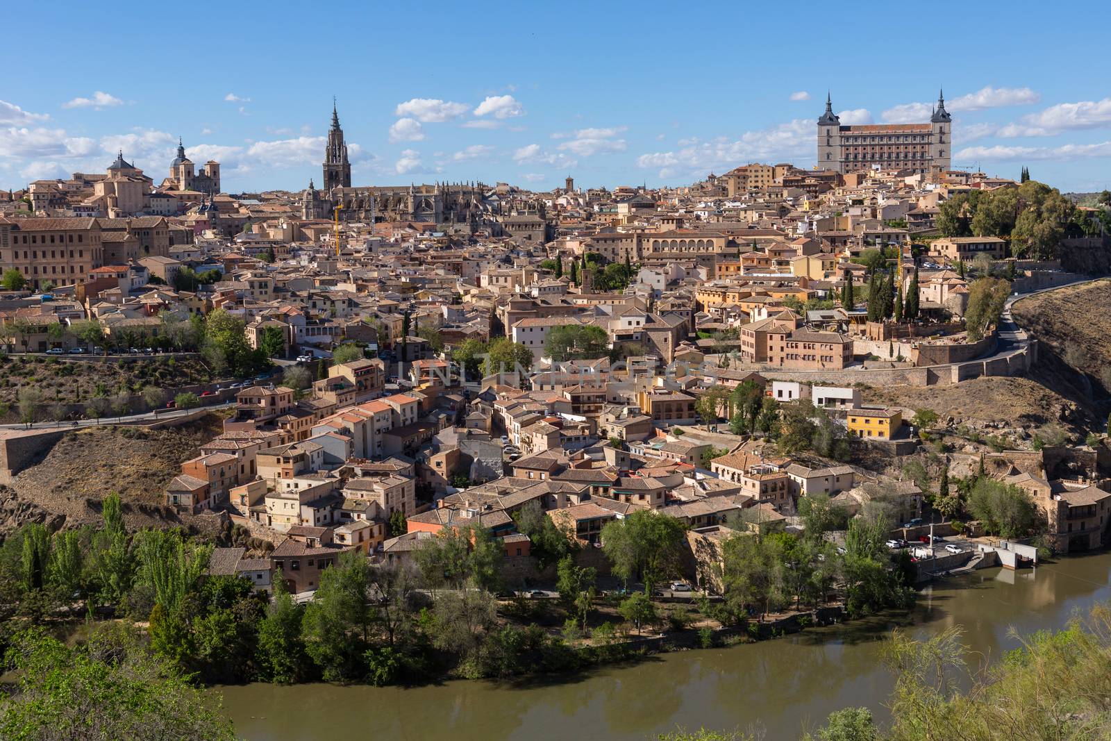 View of Toledo from the Mirador del Valle, Spain