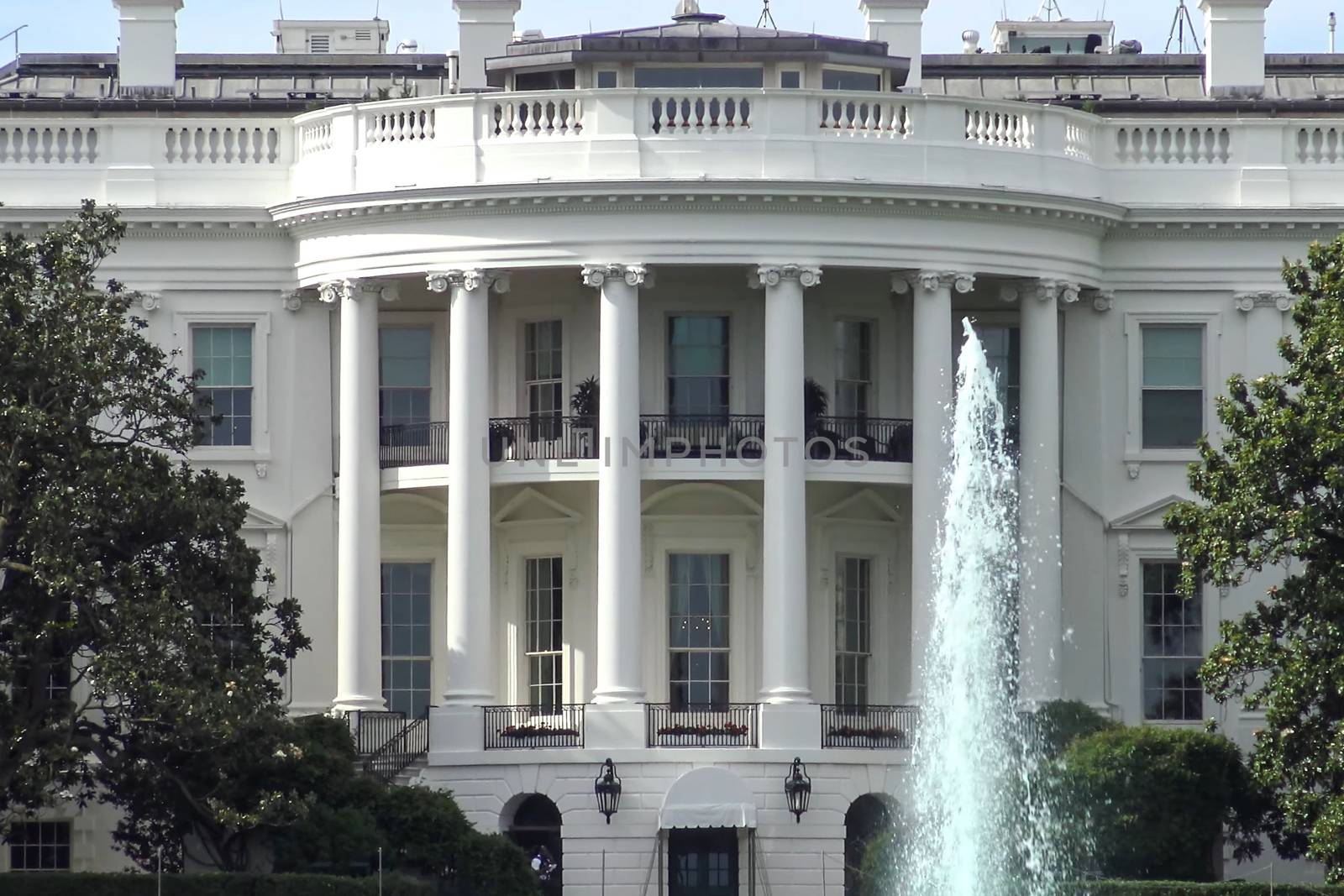 Residence of the President of the United States. The Oval Office. The White House.