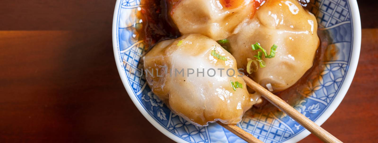 Bawan (Ba wan), Taiwanese meatball delicacy, delicious street fo by ROMIXIMAGE