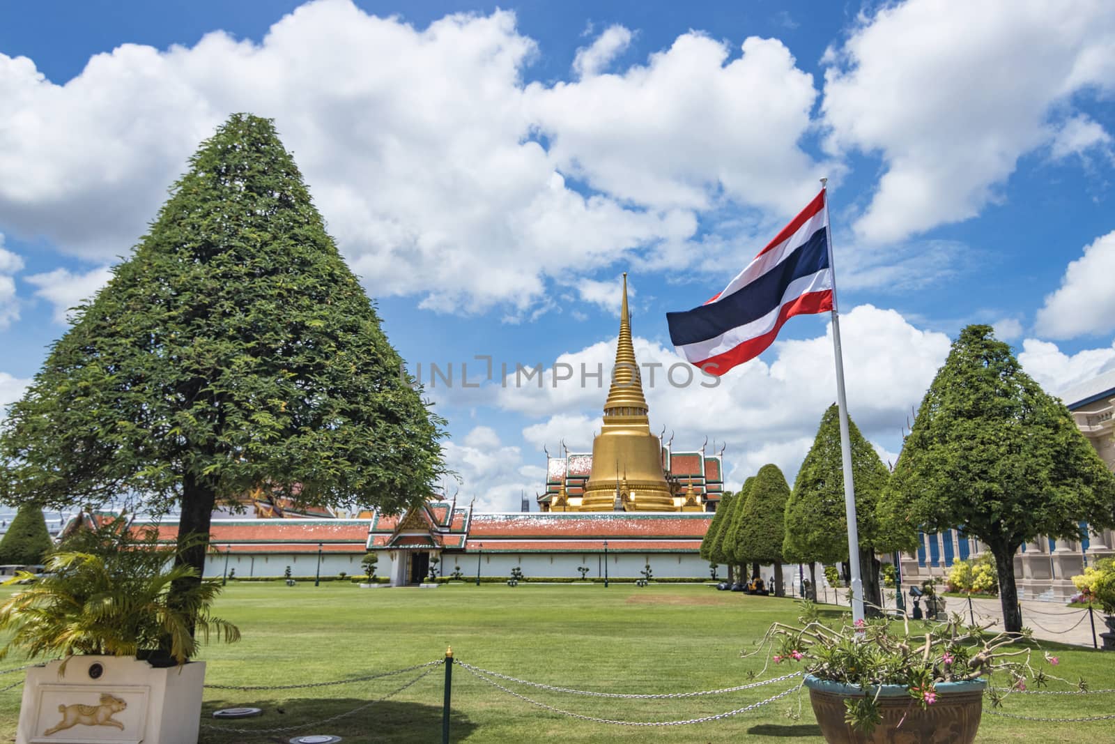 Wat Phra Kaew, Thailand Temple of the Emerald Buddha (officially known as Wat Phra Sri Rattana Satsadaram is regarded as the most important Buddhist temple in Thailand