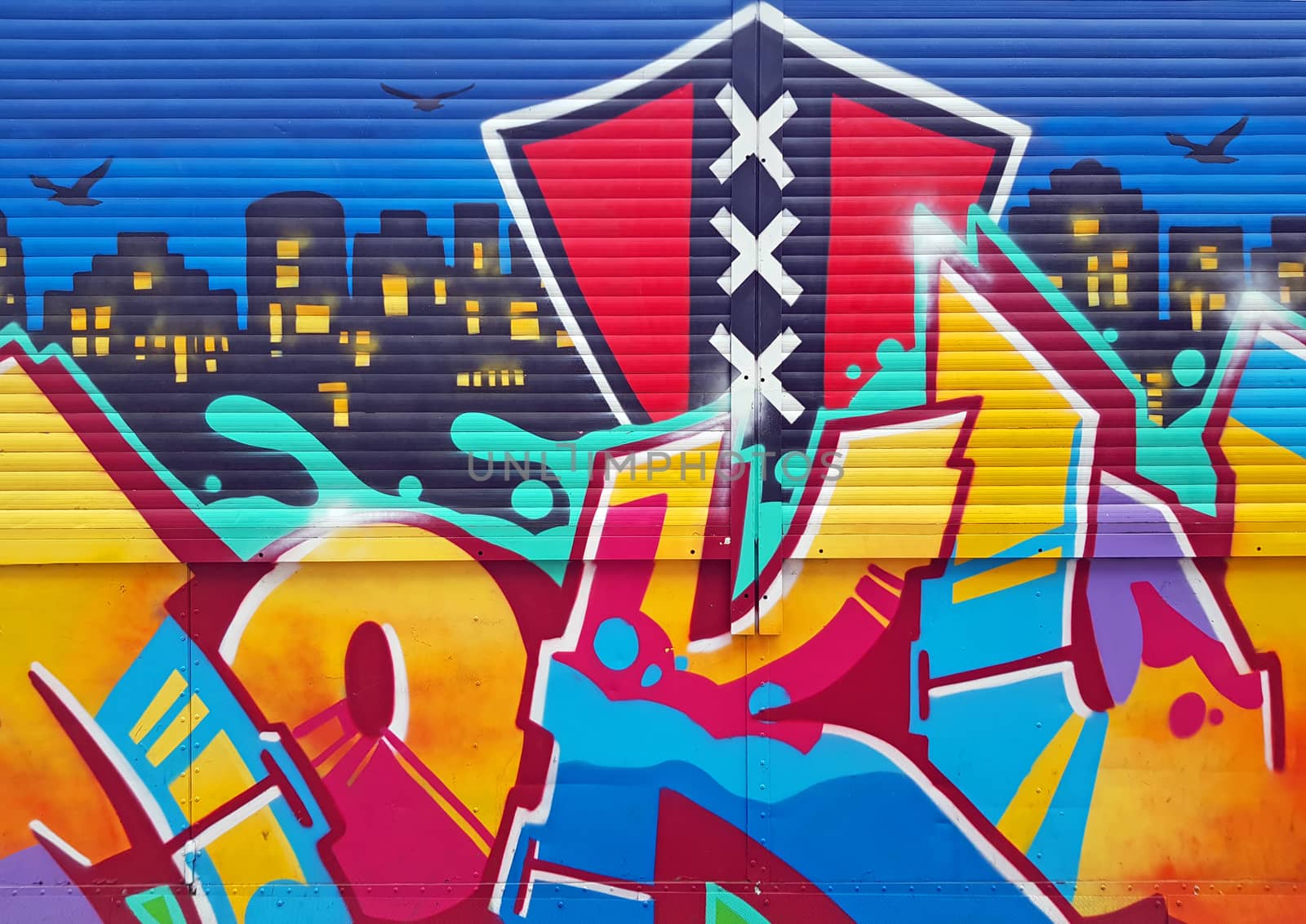 Graffiti in Amsterdam Netherlands