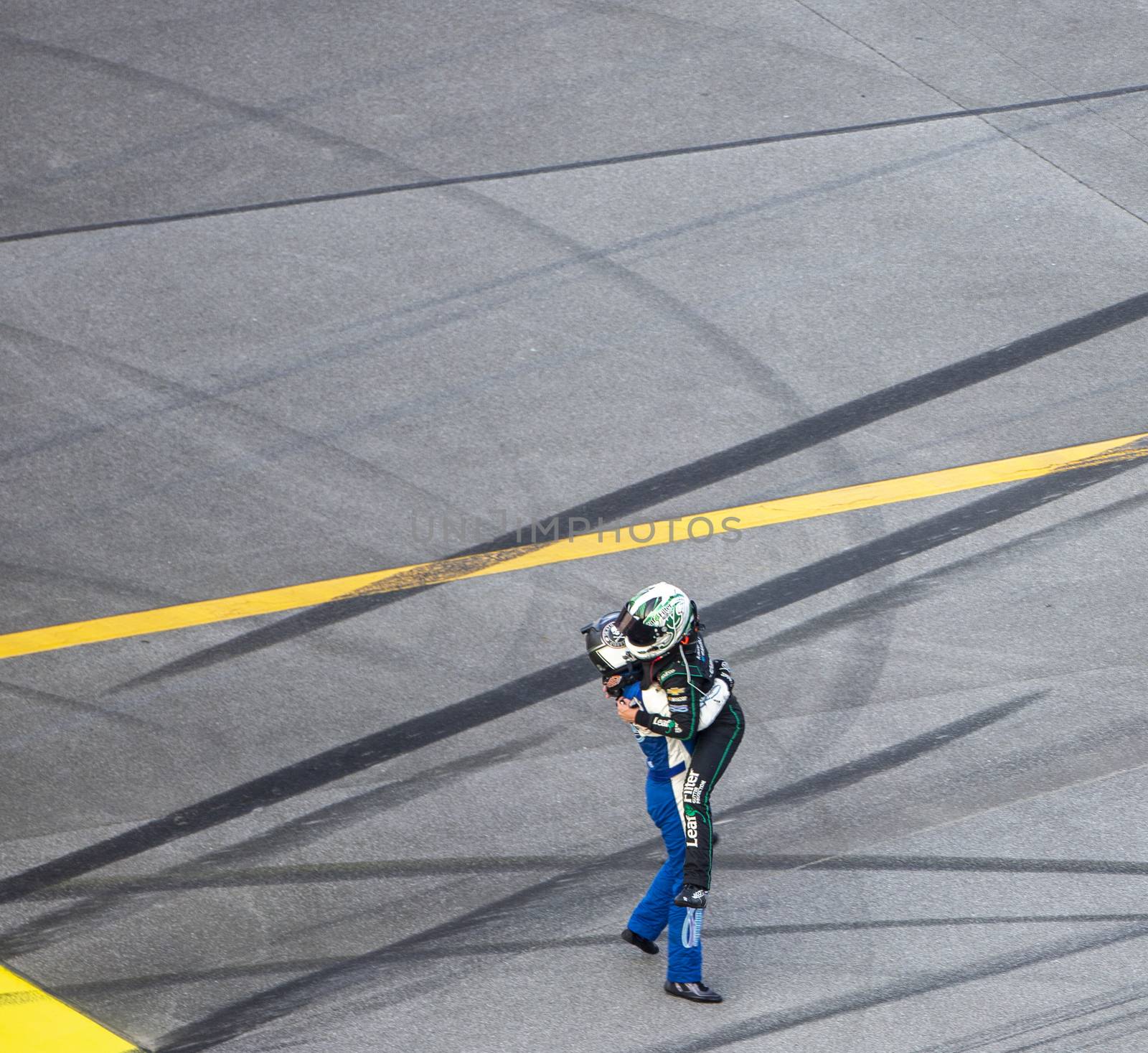 Justin Haley (11) races for the UNHINGED 300 at Talladega Superspeedway in Lincoln, Alabama.