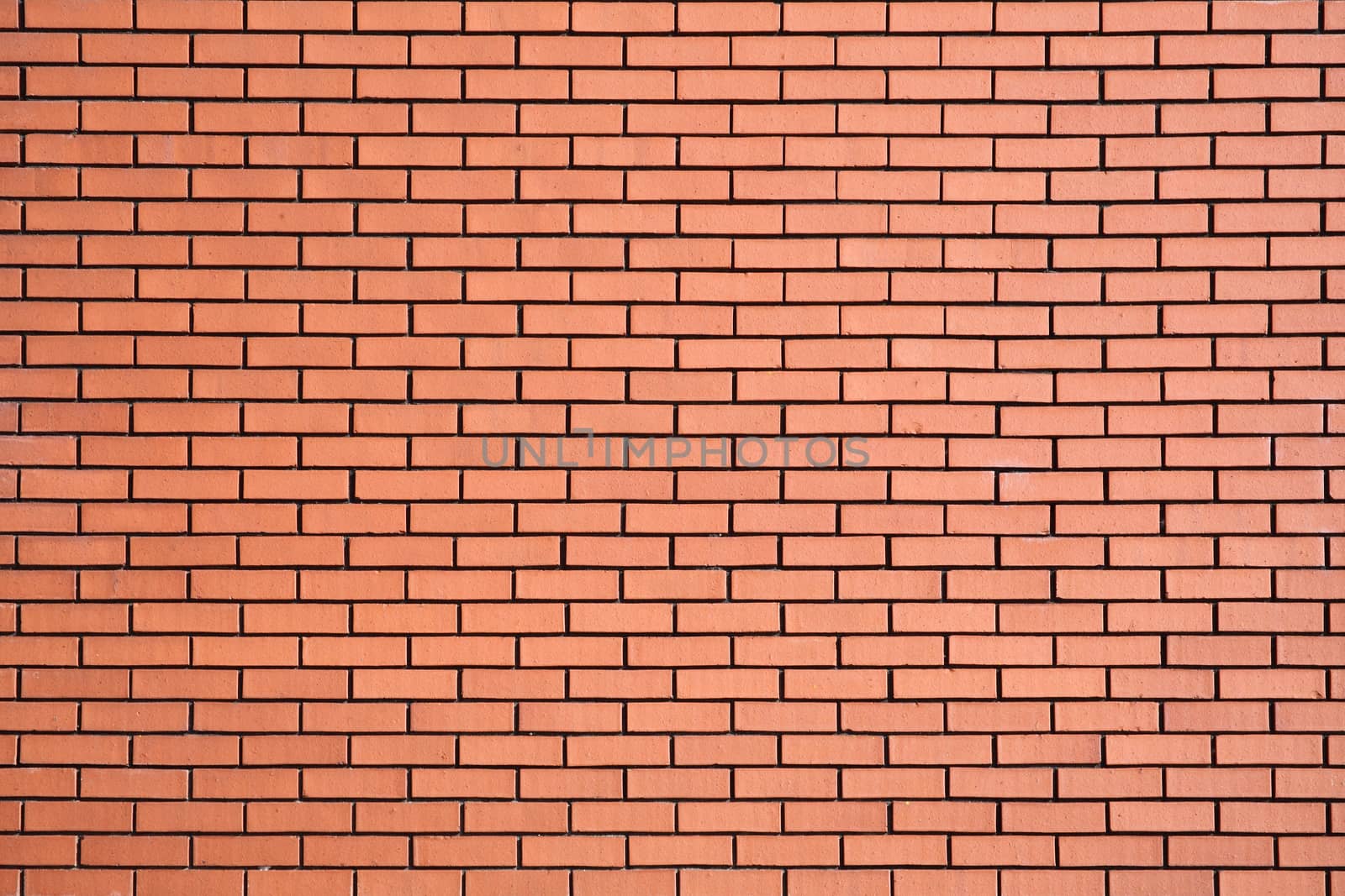 Modern new large red brick wall texture background