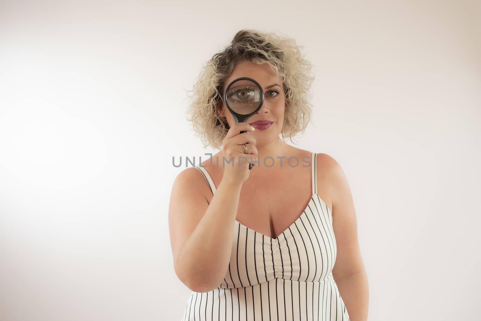 woman, young, adult, blonde, curly, shirt, studio, gesture, okay, work, job, caucasian, ad, person, casual, people, professional, beautiful, joyful, advertisements, happy, smile, summer, arms, funny, gesturing, hand, lucky, fortune, successful, winner, win, piggy, bank, save by lmstudio