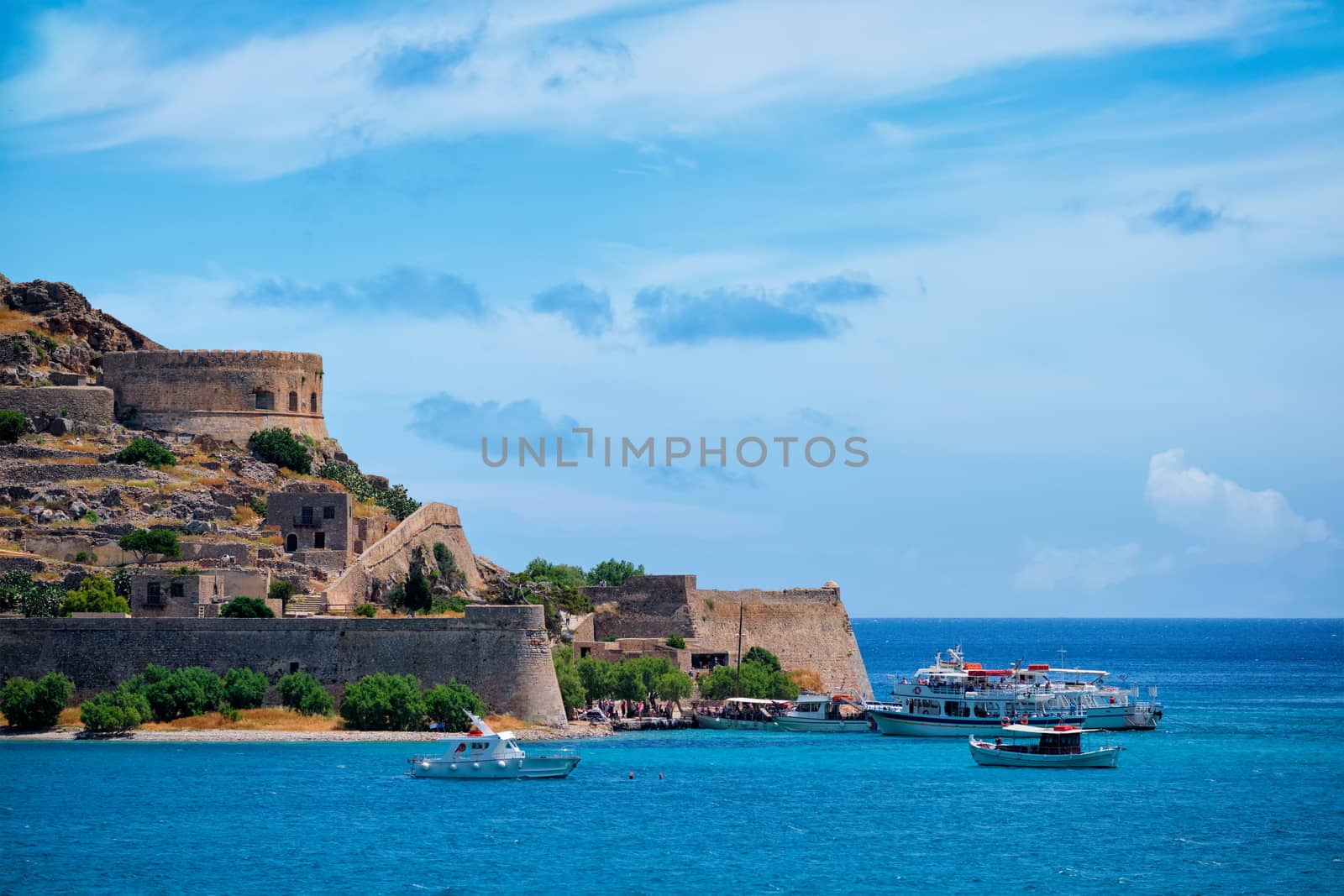 Island of Spinalonga, Crete, Greece by dimol