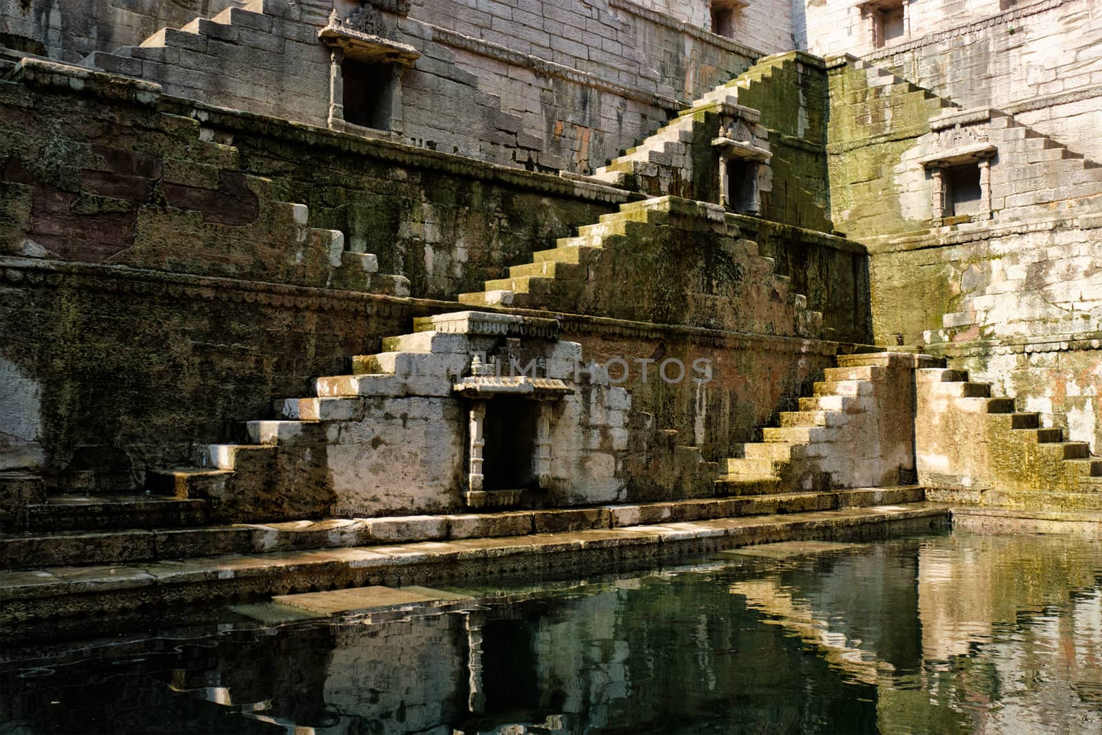 Toorji Ka Jhalra Bavdi stepwell. Jodhpur, Rajasthan, India by dimol