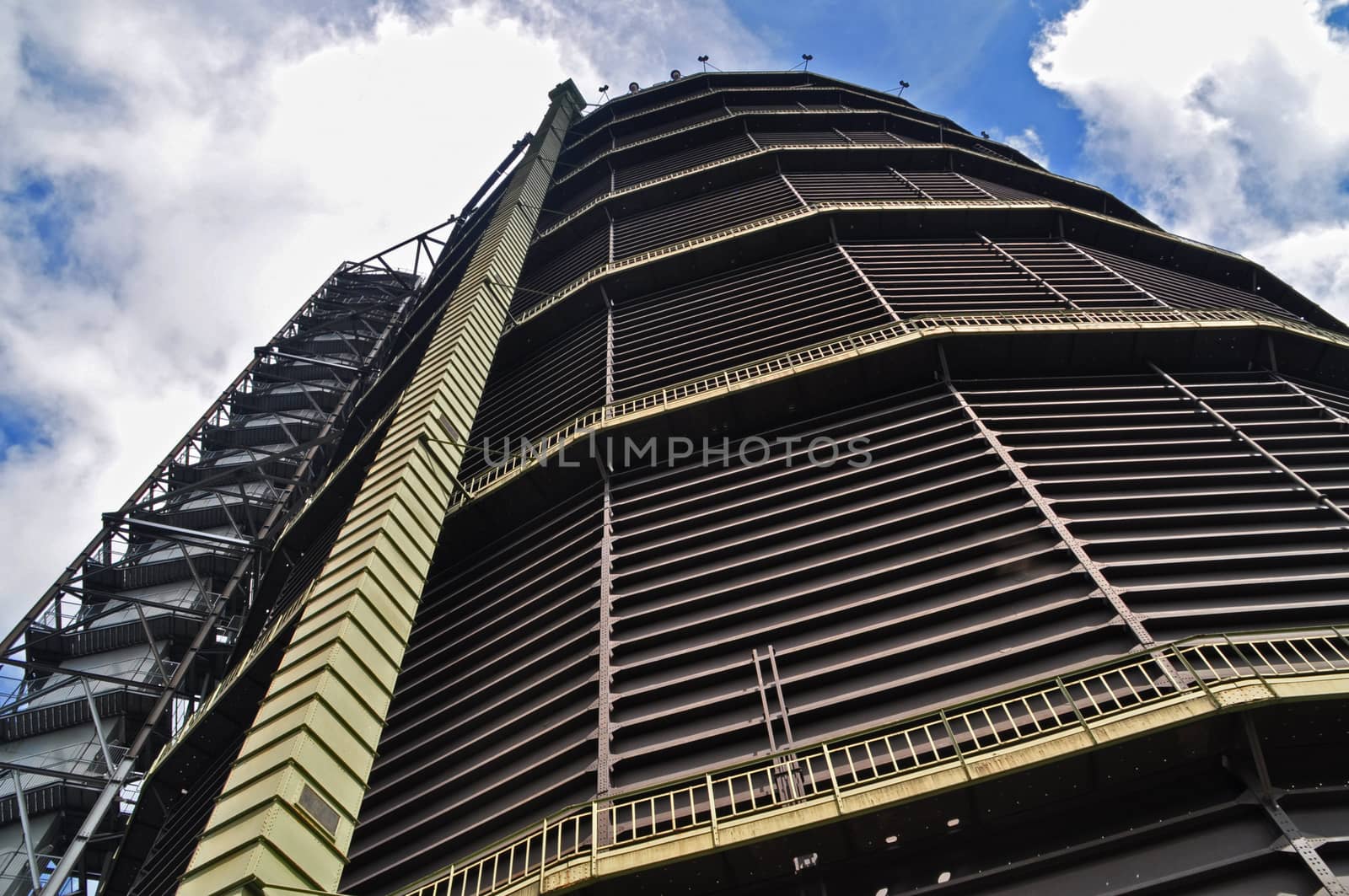 Former gas holder in Oberhausen, Germany.