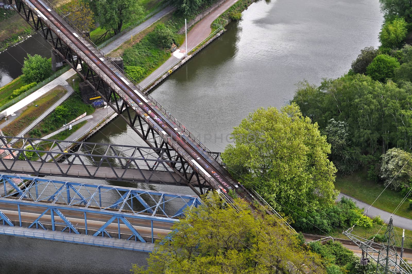 Abandoned railway in Oberhausen, Germany by Capos