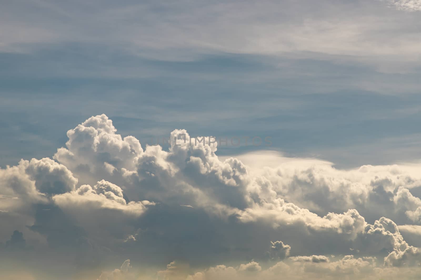 Beautiful sky with clouds background. The softness of the clouds and the brightness of the sky. Light blue background. Relaxing feeling and inspirational. copy space.