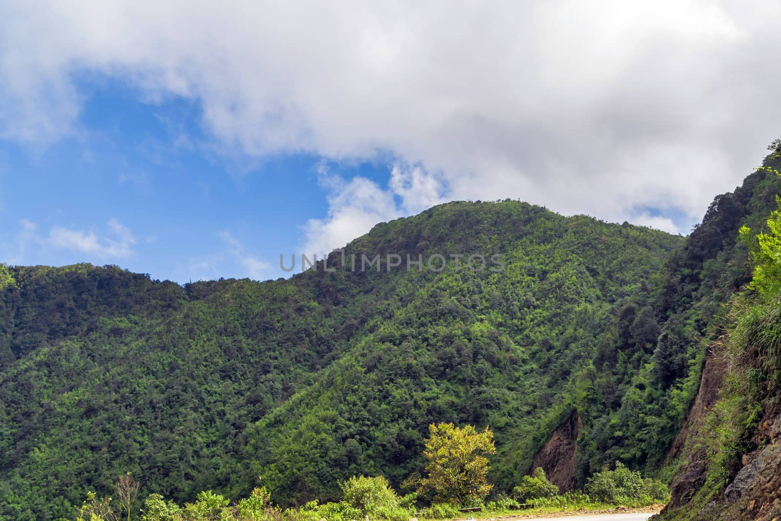 blue sky cloud cloudy landscape background by Vladyslav