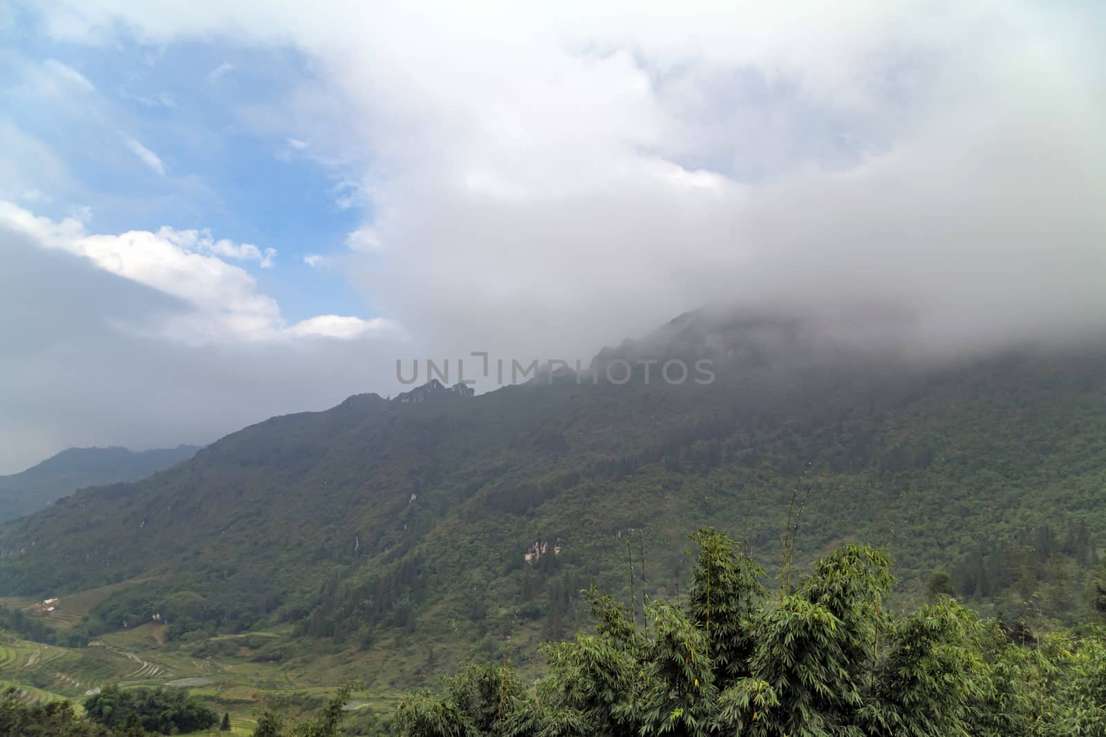 Landscape Sa Pa highlands Mountain of Sapa Valley in Lao Cai Pro by Vladyslav