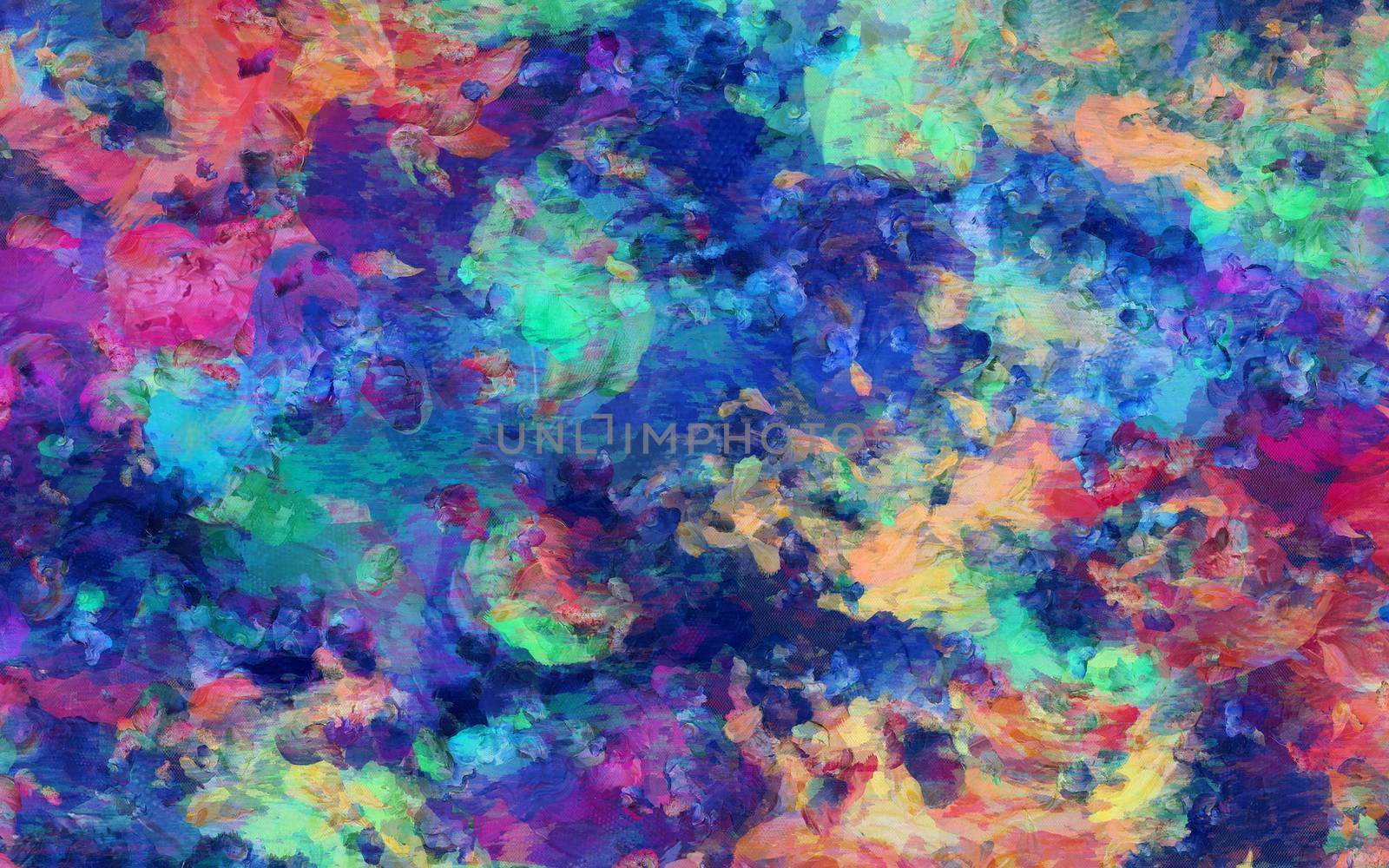 Colorful Abstract Painting by applesstock