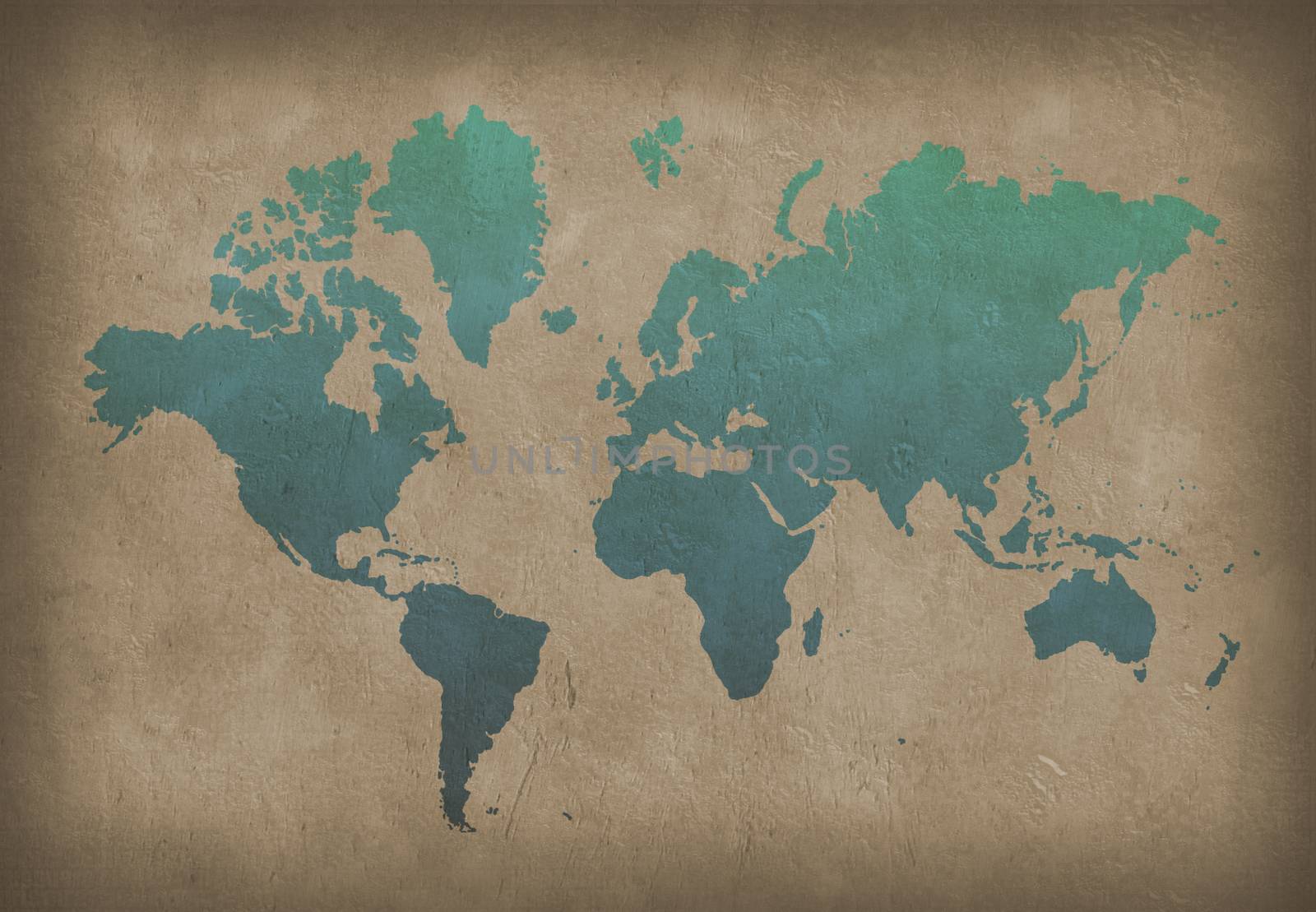 World Map by applesstock