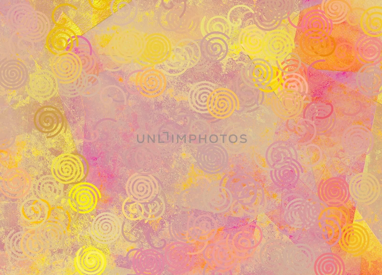 Abstract background in pink yellow soft colors by applesstock