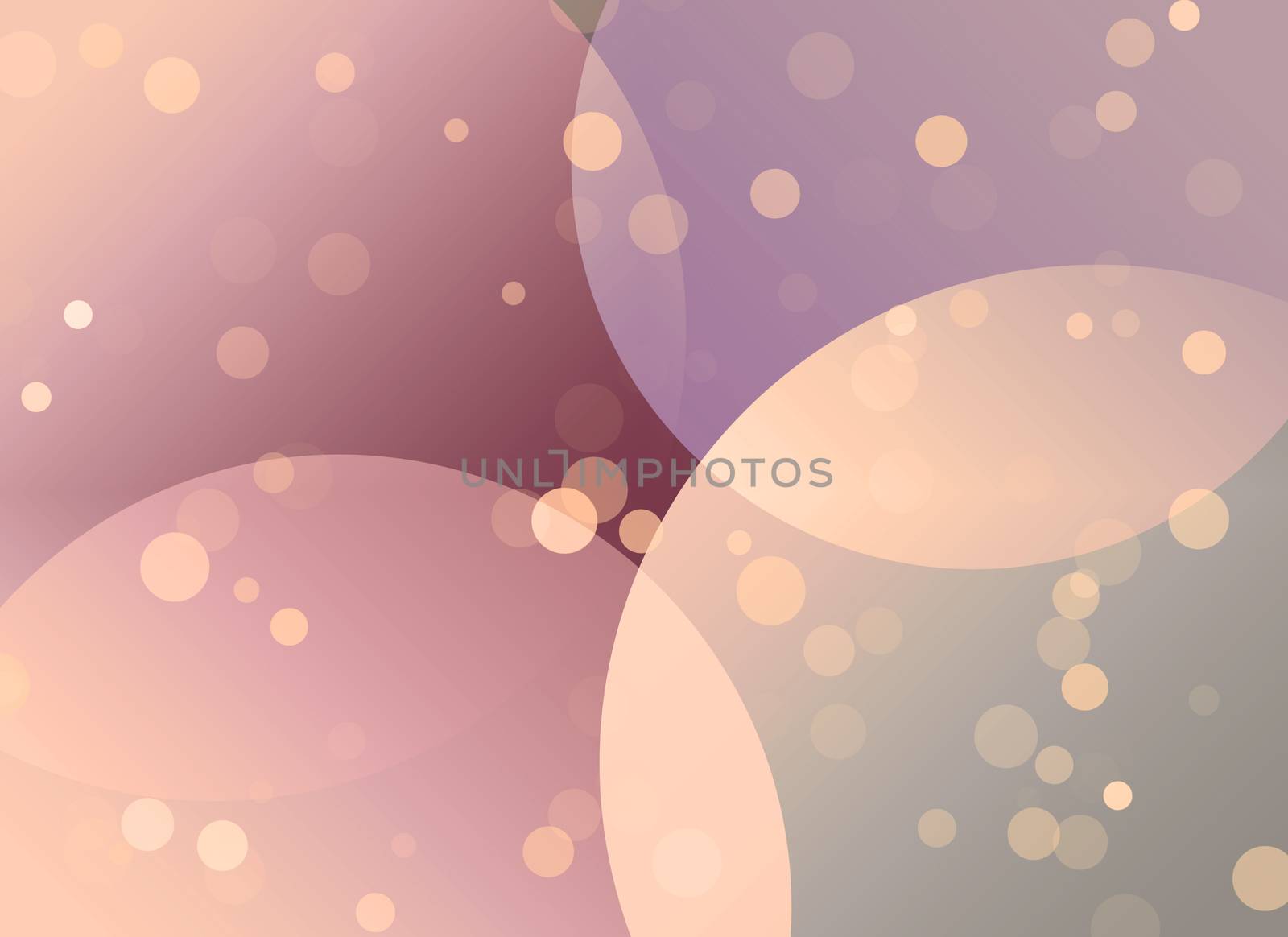 Circles in soft colors by applesstock