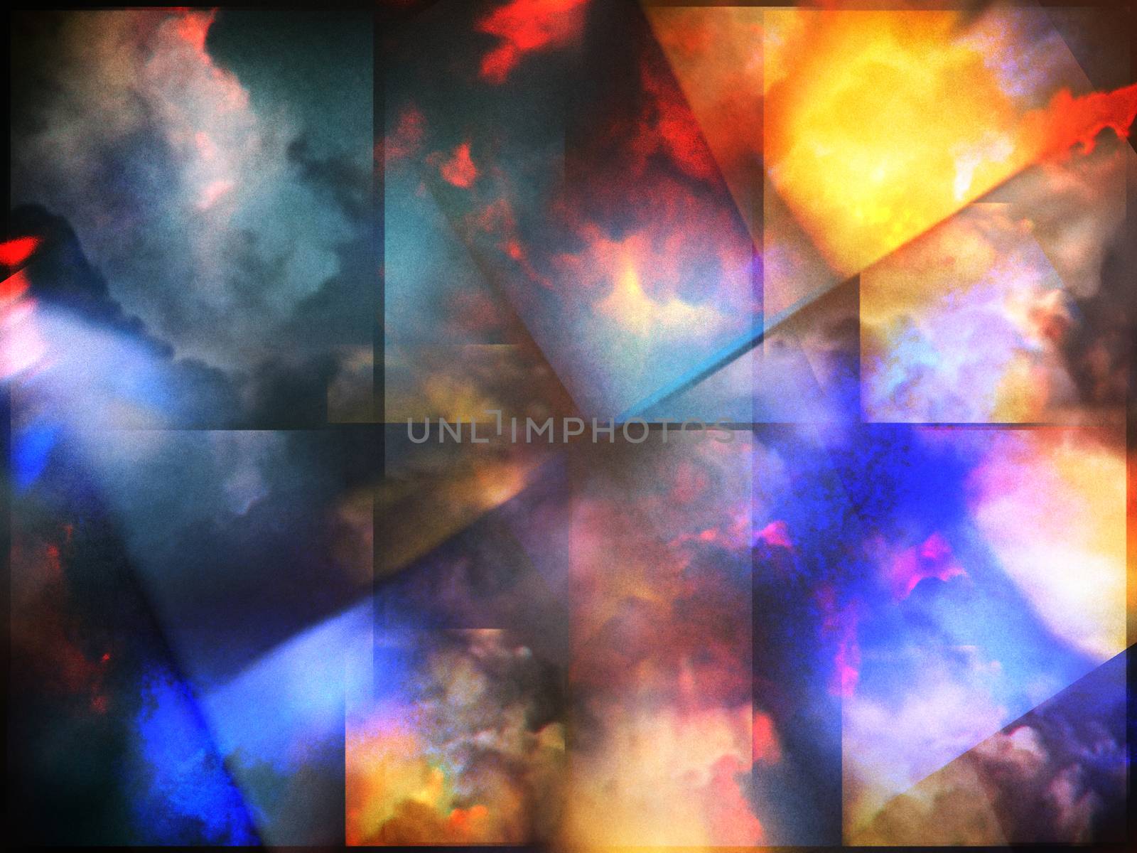 Colorful abstract clouds by applesstock