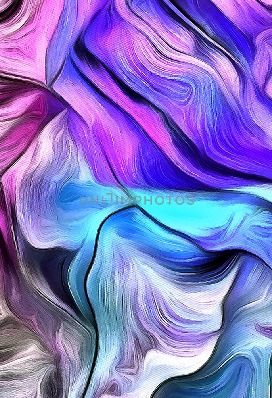 Swirling Color Abstract by applesstock