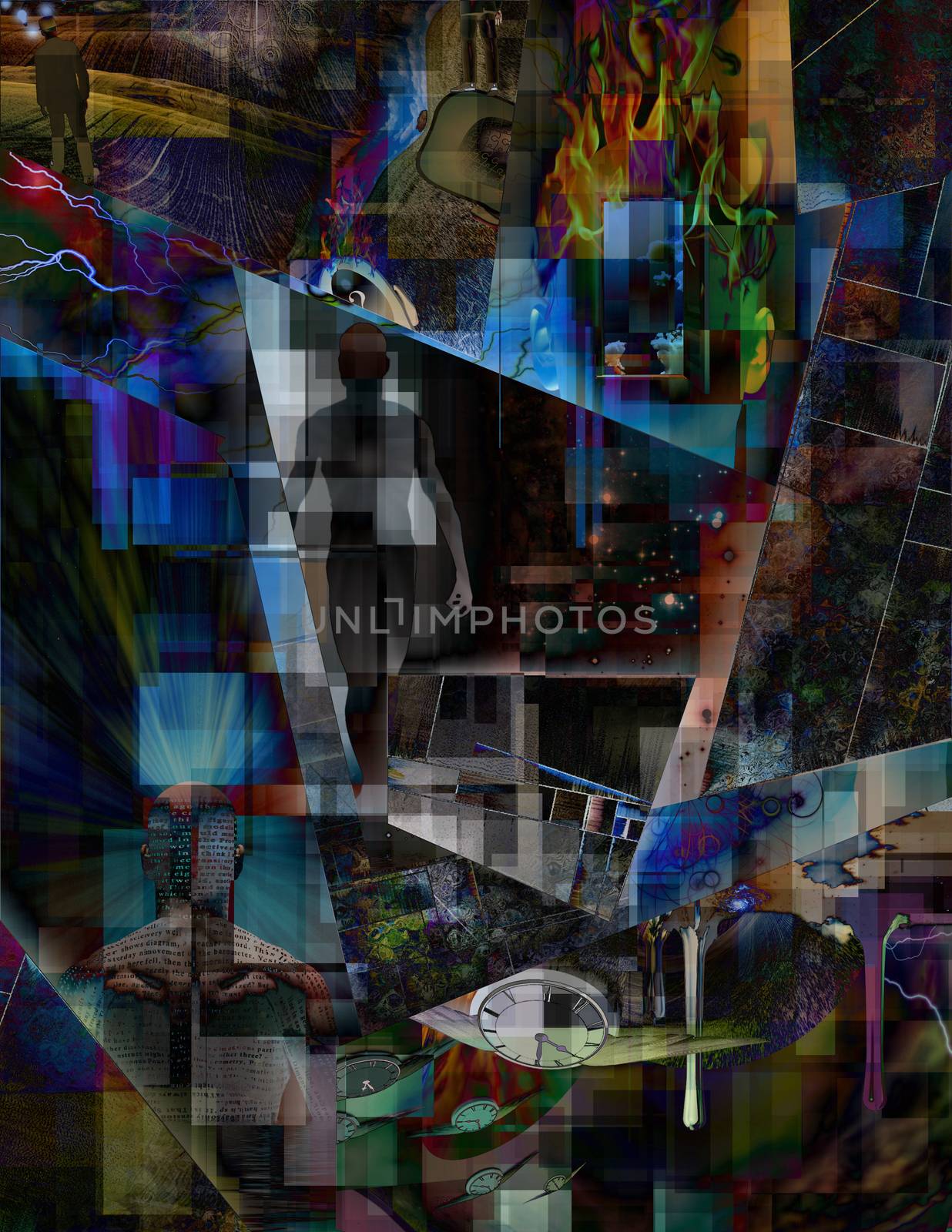 Multi Layered abstract  by applesstock