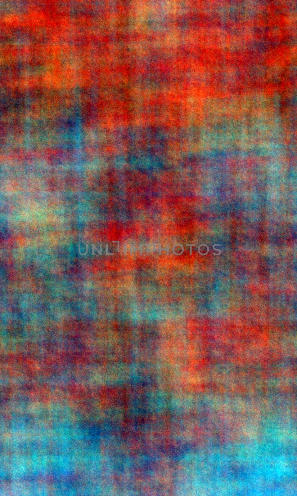 Red blue textured background. 3D rendering.