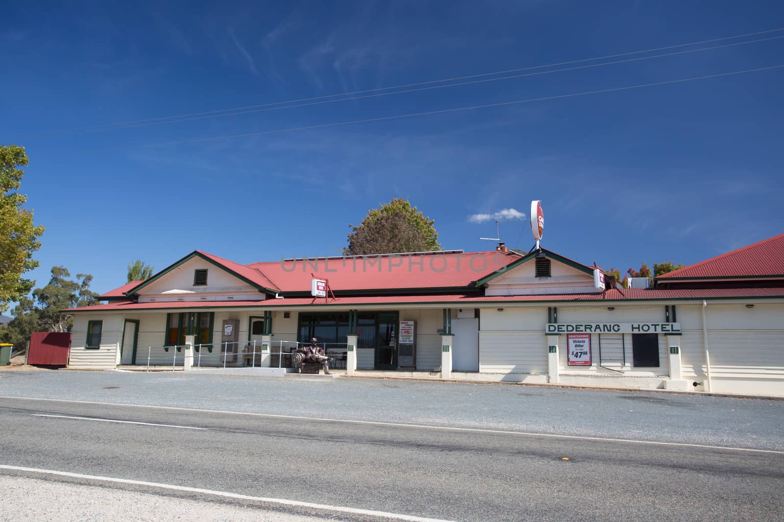 Dederang, Australia - March 4 2016: The quaint Kiewa Valley town of Dederang in the Victorian High Country in Australia.
