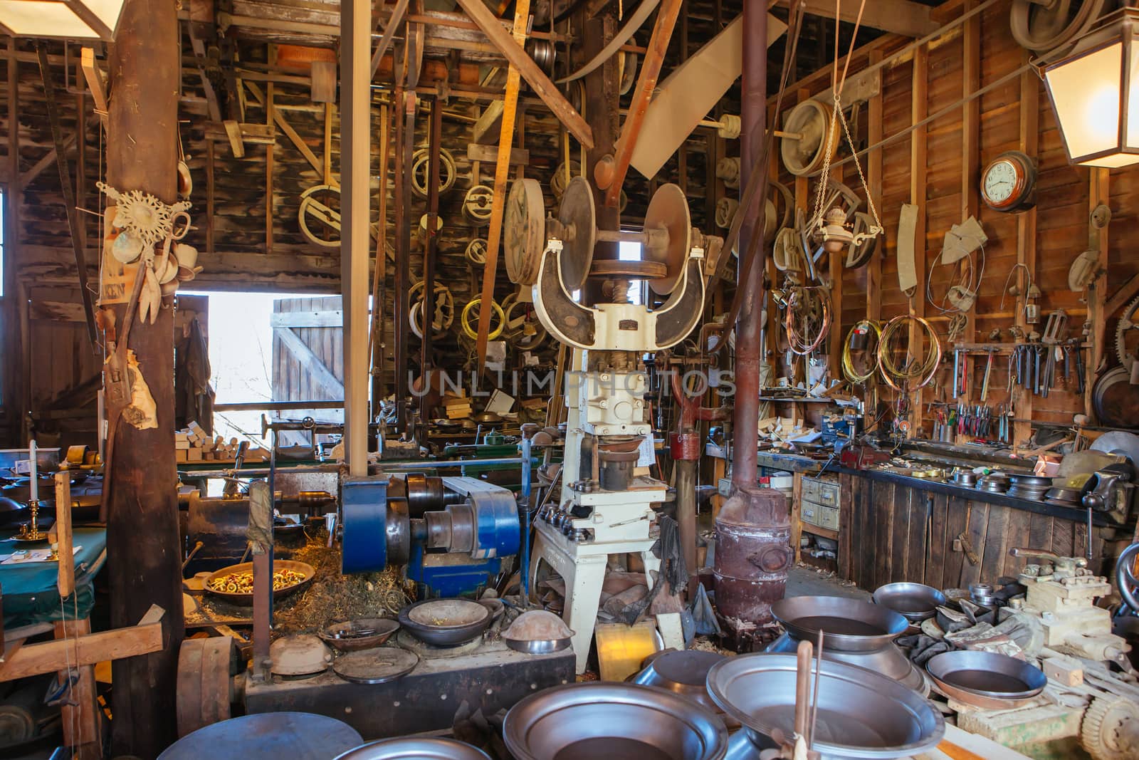 SOVEREIGN HILL, AUSTRALIA - OCTOBER 5: Sovereign Hill is an open air museum recreating the atmosphere of a gold rush town in Ballarat, Australia on October 5, 2014