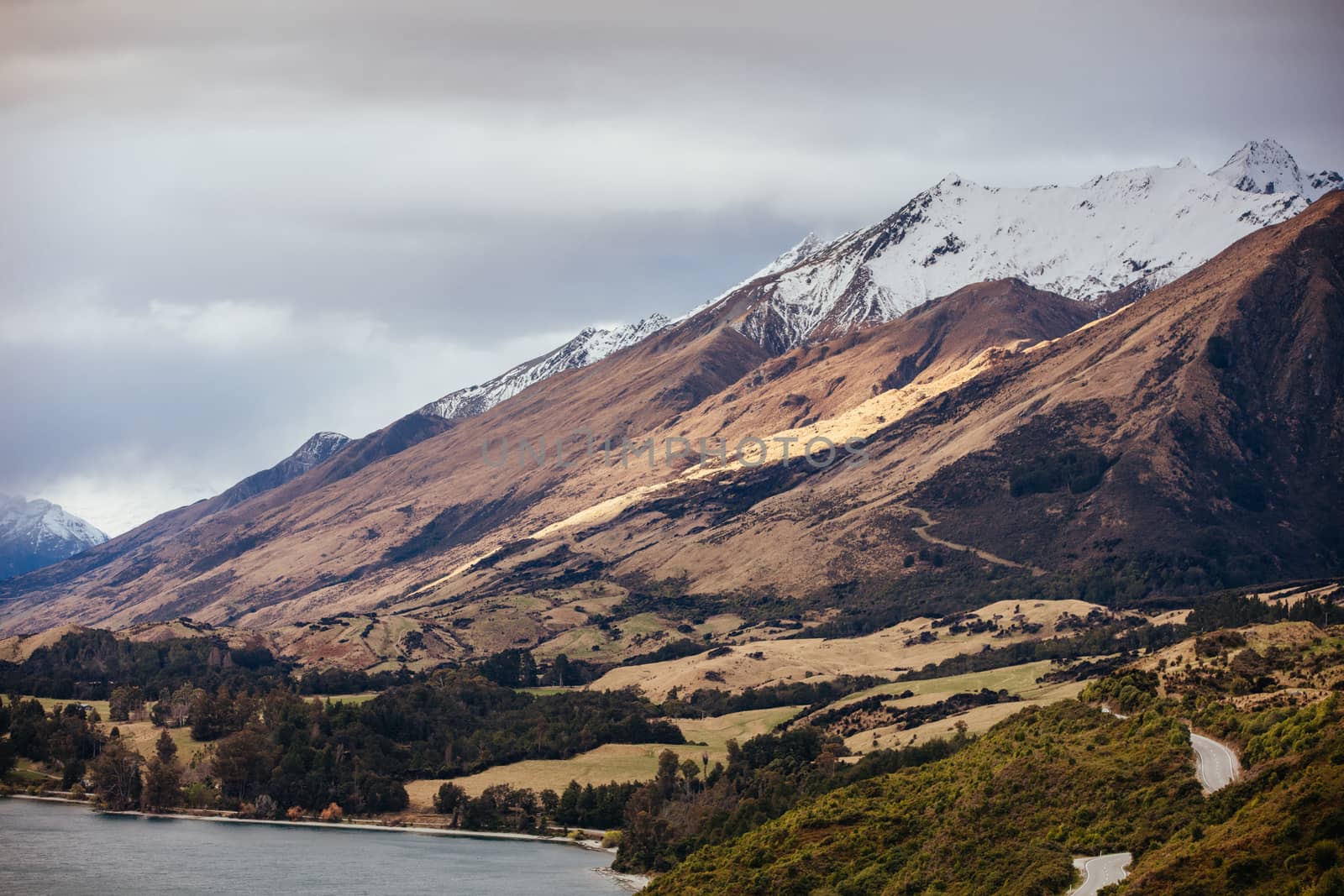 Lake Wakatipu near Glenorchy in New Zealand by FiledIMAGE